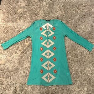 Gently used unique western blouse